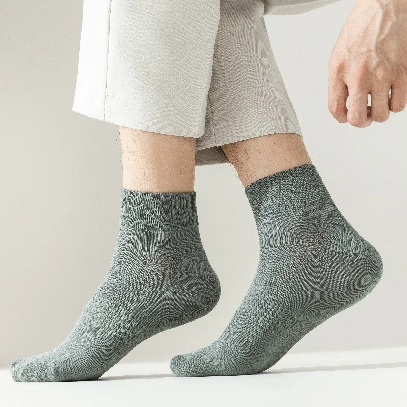 Yalu Men Mid Calf Socks-7