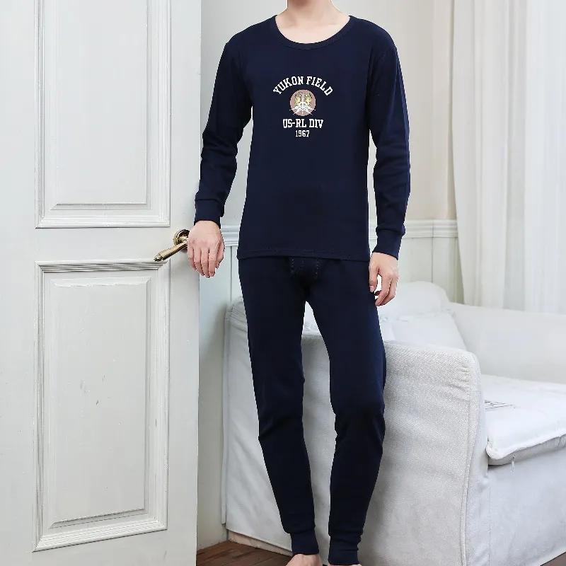 Yalu Thermal Set Men's Navy Blue-1