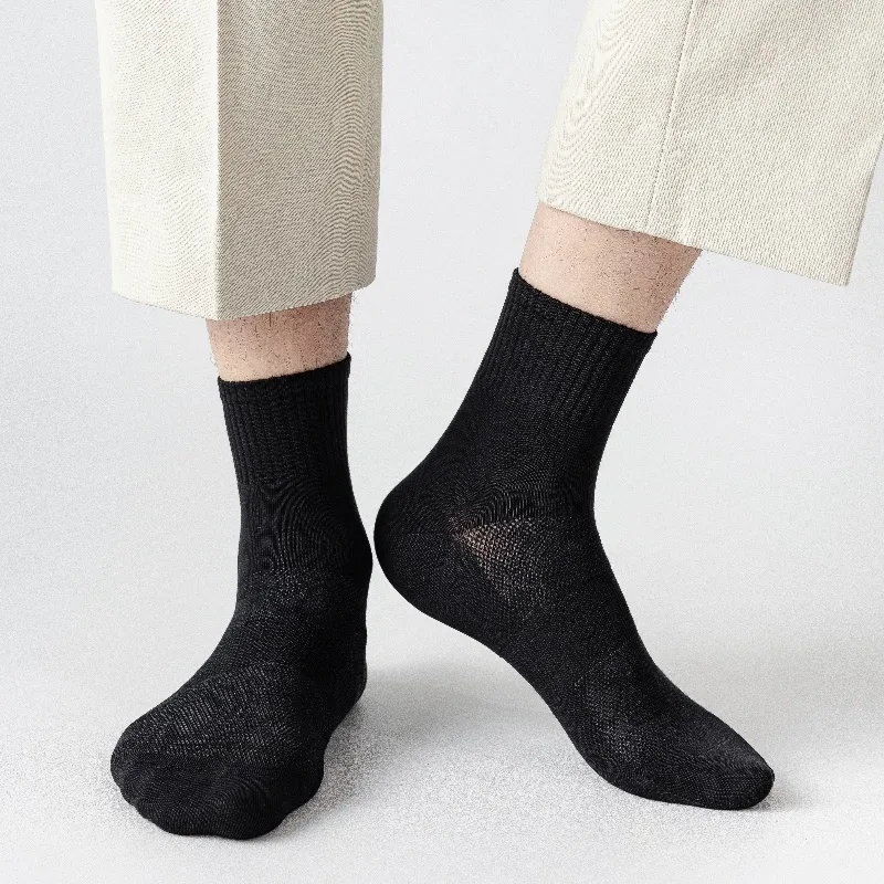 Yalu Mid Calf Socks Men's 5 Pack-6