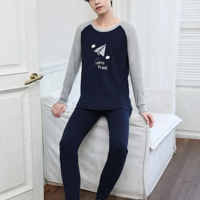 Yalu Thermal Set Men's Navy Blue Multicolor-4
