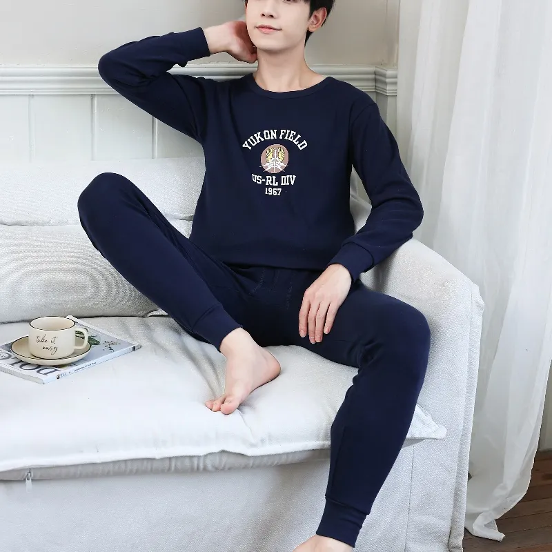 Yalu Thermal Set Men's Navy Blue-3