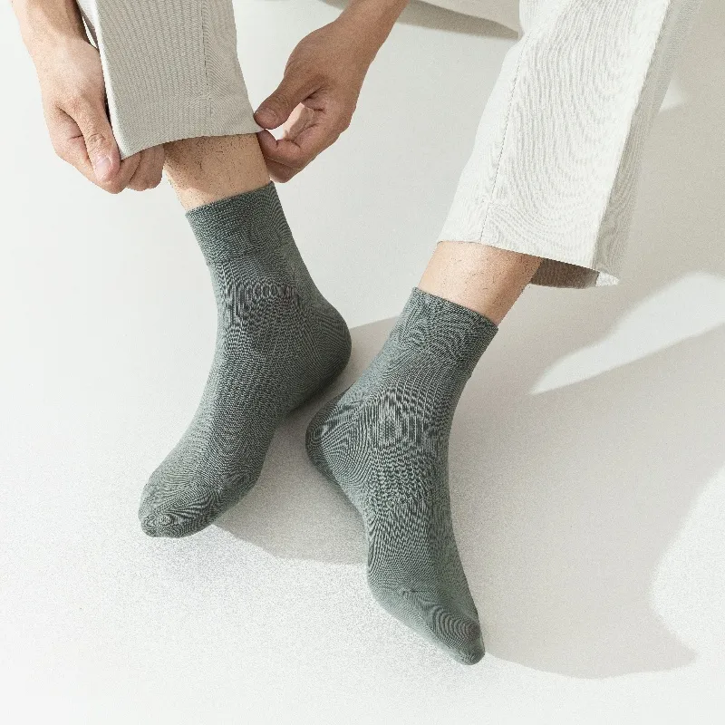 Yalu Men Mid Calf Socks-5
