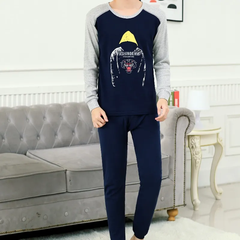 Yalu Thermal Set Men's Navy Blue-1
