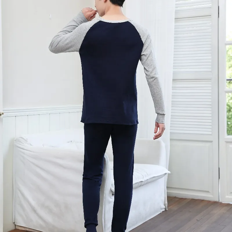 Yalu Thermal Set Men's Navy Blue-1