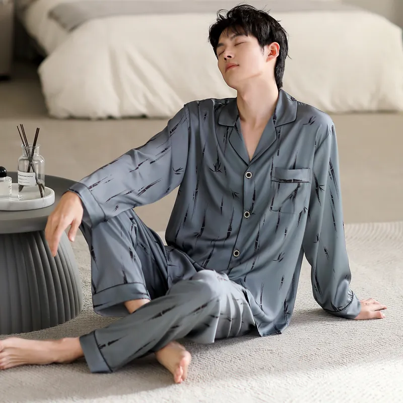 WUSE Men Pajama Sets-4