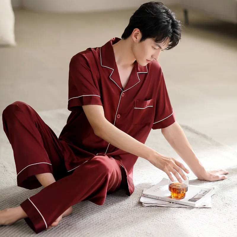 WUSE Men Pajama Sets-5