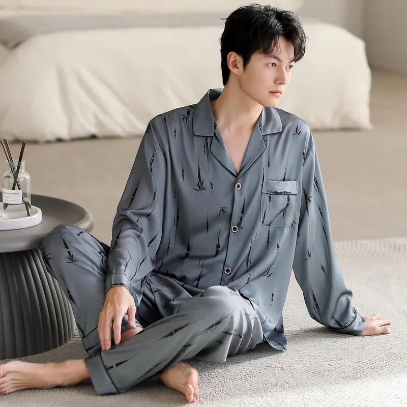 WUSE Men Pajama Sets-5