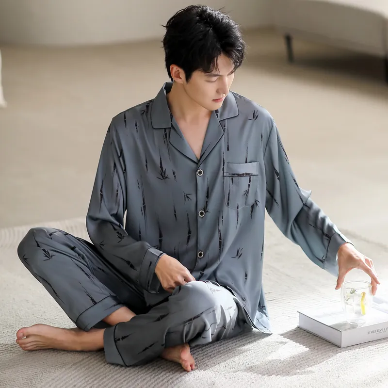 WUSE Men Pajama Sets-7
