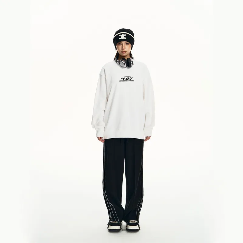 MK MONKEY KING Sweatshirt Unisex White-2