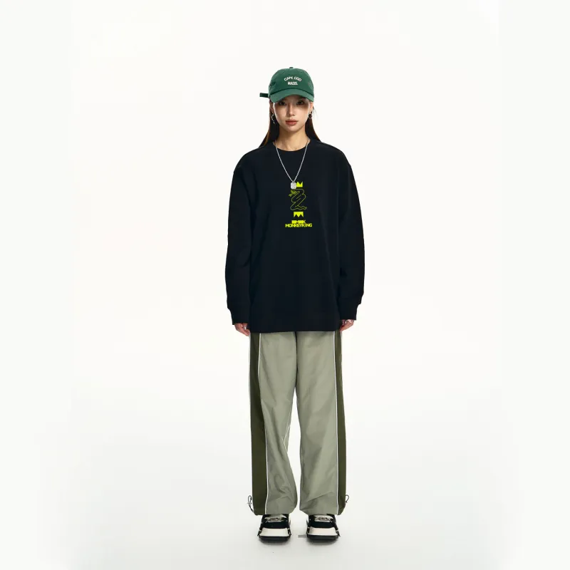 MK MONKEY KING Sweatshirt Unisex Black-4