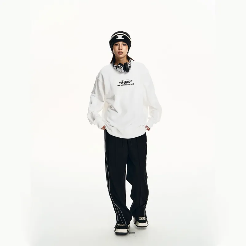 MK MONKEY KING Sweatshirt Unisex White-3