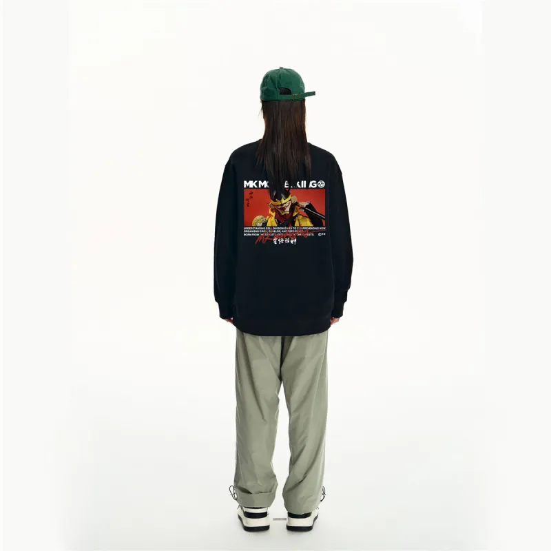 MK MONKEY KING Sweatshirt Unisex Black-2