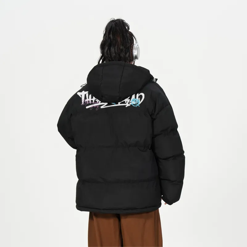 30BRAID Puffer Jacket Unisex Apricot-11