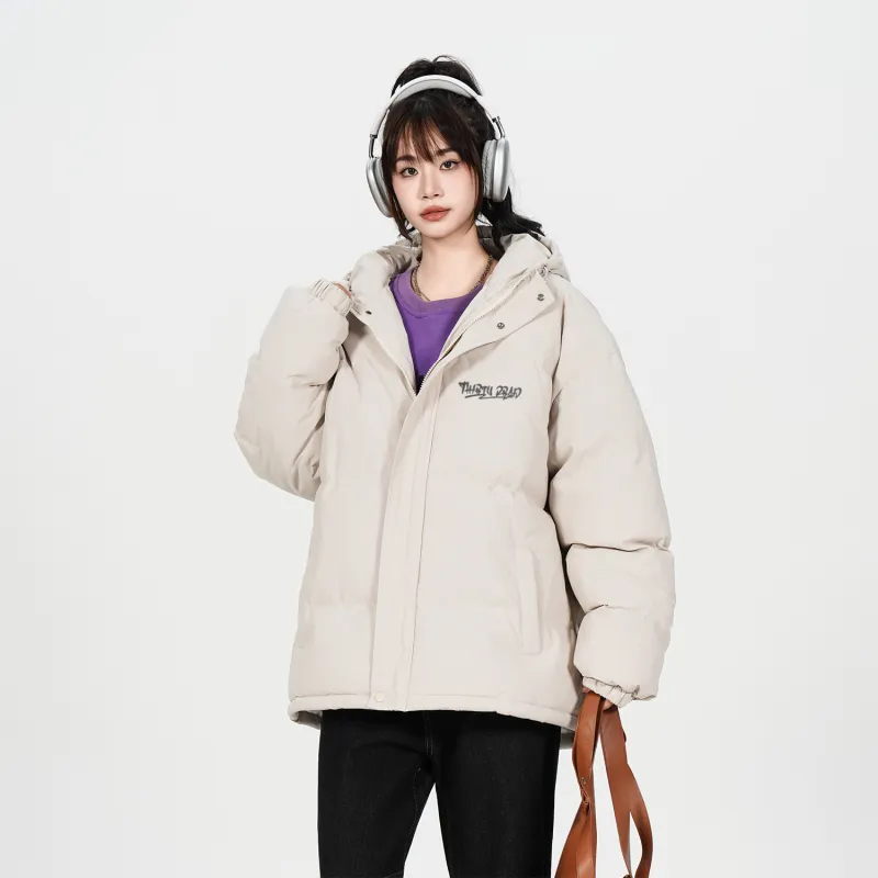 30BRAID Puffer Jacket Unisex Apricot-3