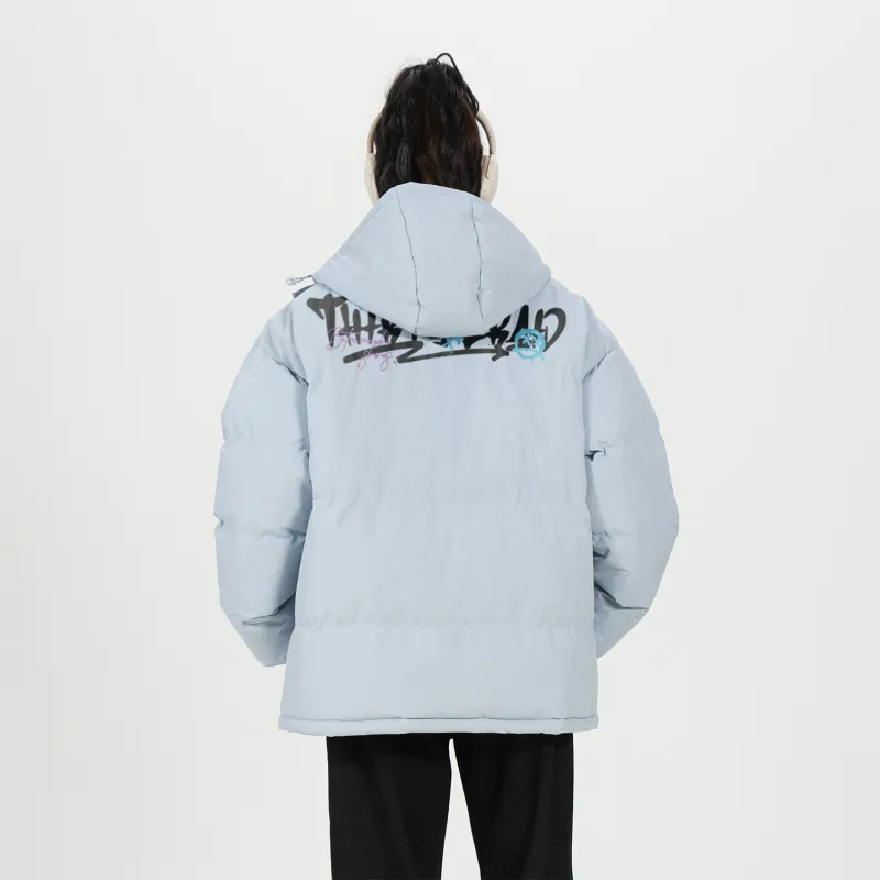 30BRAID Puffer Jacket Unisex Apricot-7
