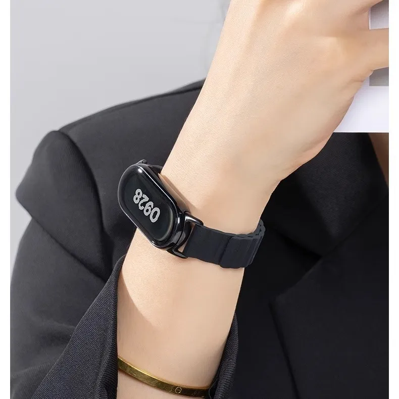 IKYOU Watch Band Xiaomi Compatibility Silicone Material-10