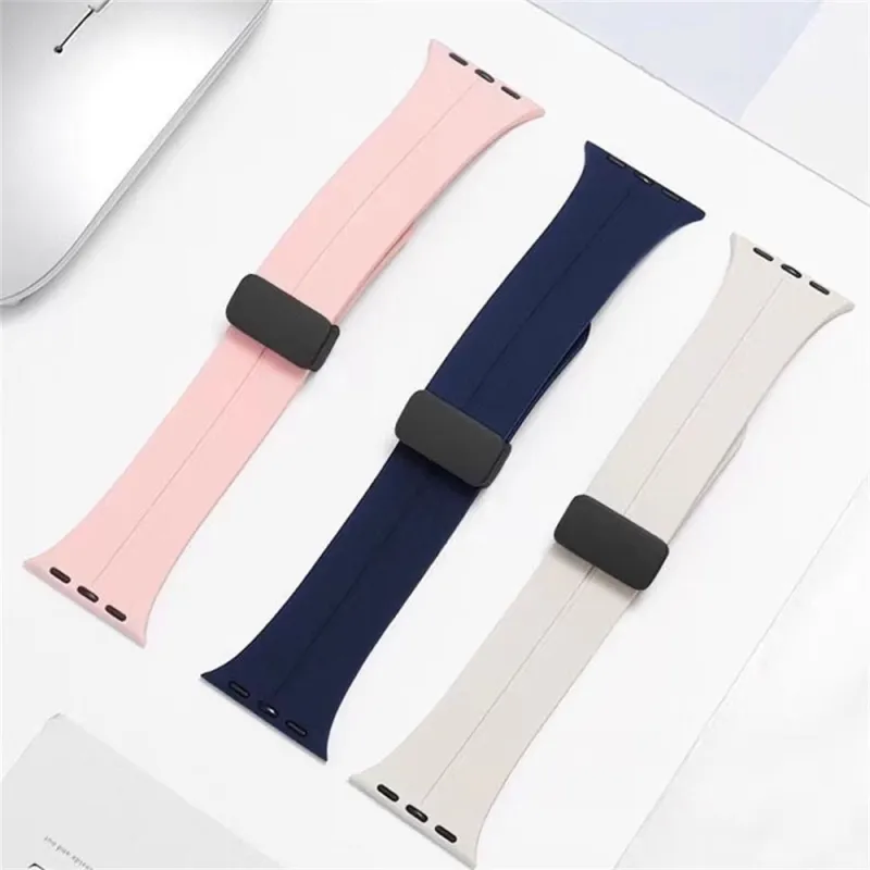IKYOU Watch Band Apple Compatibility 49mm Silicone Material-4