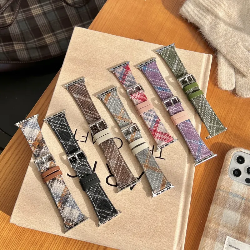 IKYOU Watch Band Apple Compatibility Leather-41