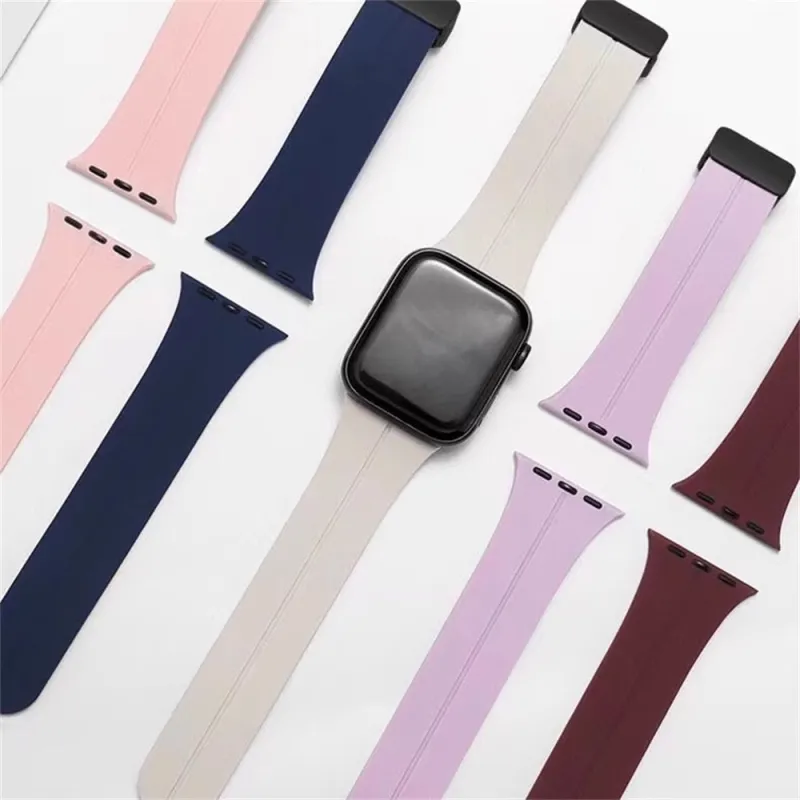 IKYOU Watch Band Apple Compatibility 49mm Silicone Material-3