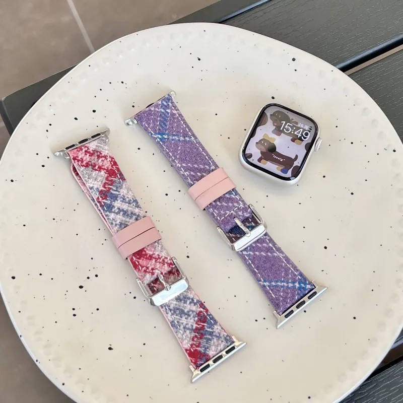 IKYOU Watch Band Apple Compatibility Leather-40