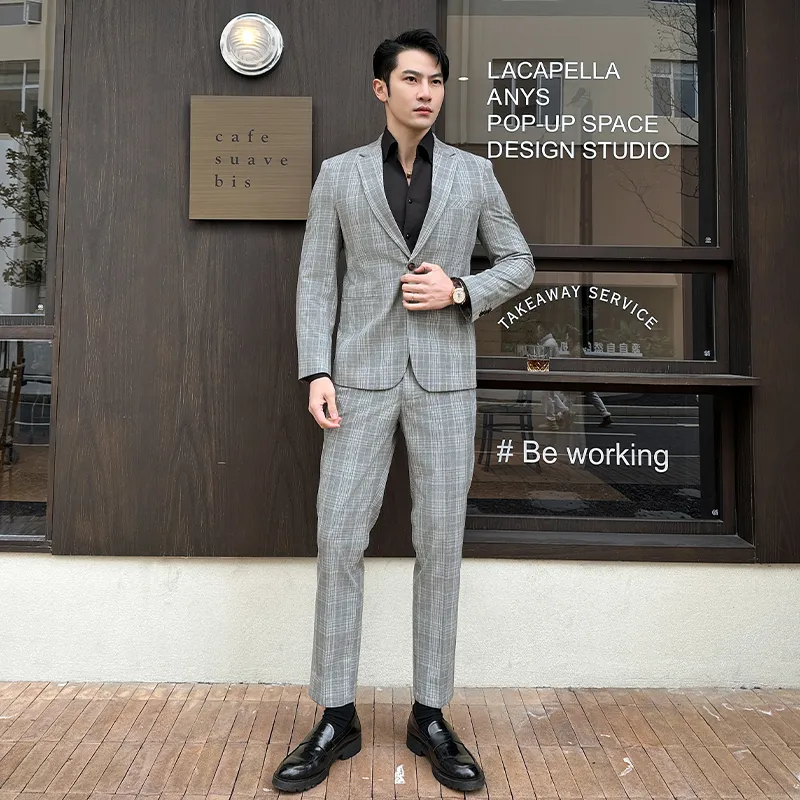 Minfinity Suit Trouser Unisex Gray-4
