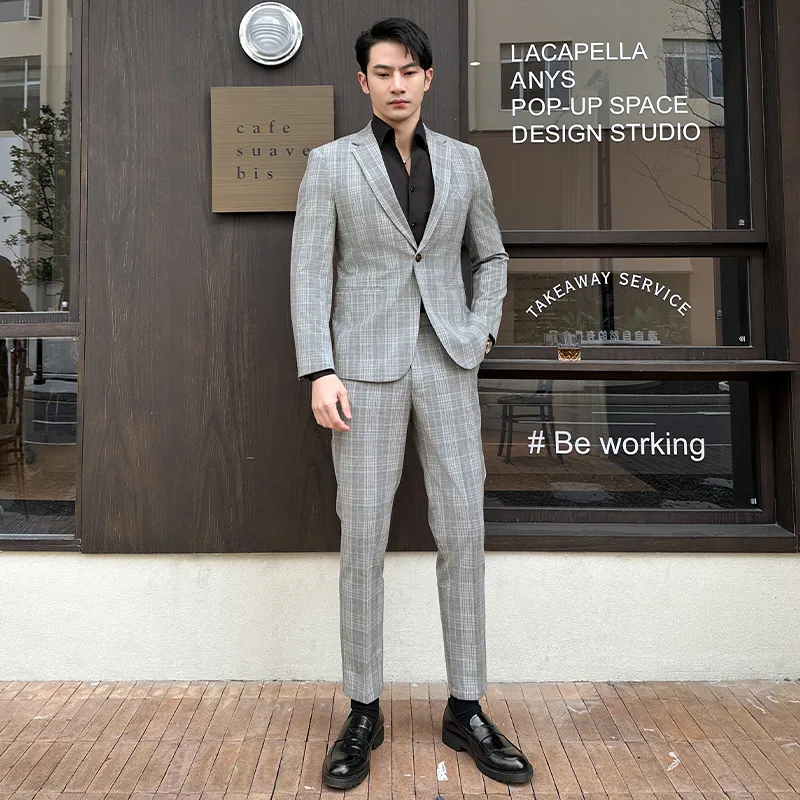 Minfinity Suit Trouser Unisex Gray-3