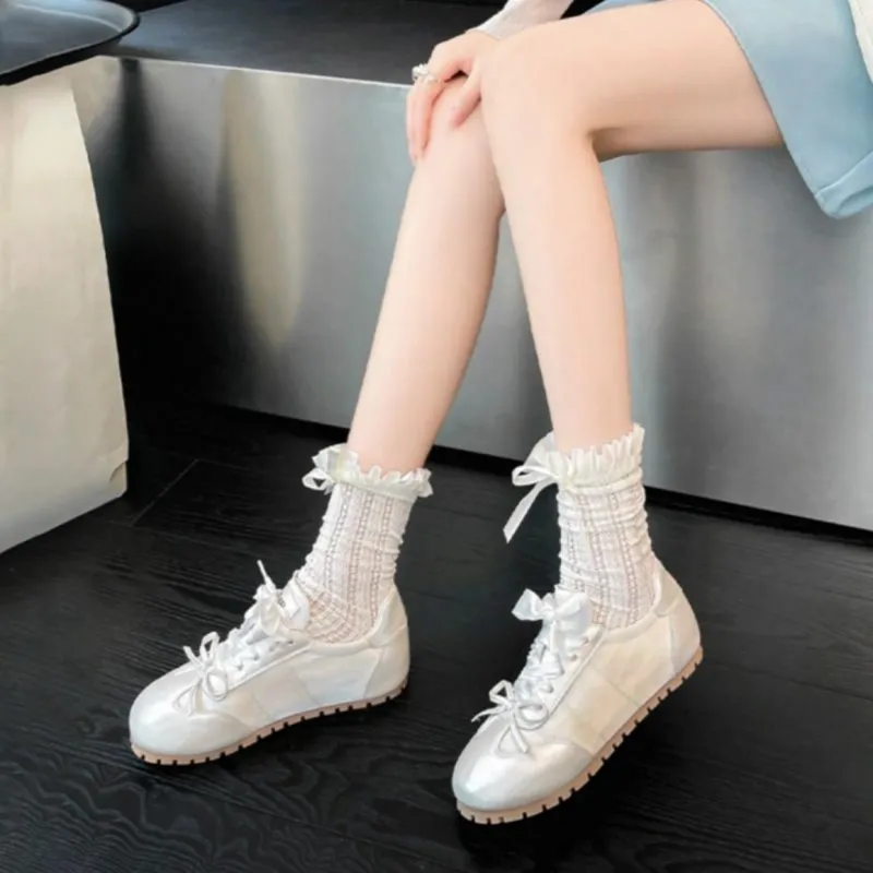 OBWA Anti Slip Wear Resistant Low Top Casual Shoes Women's-5
