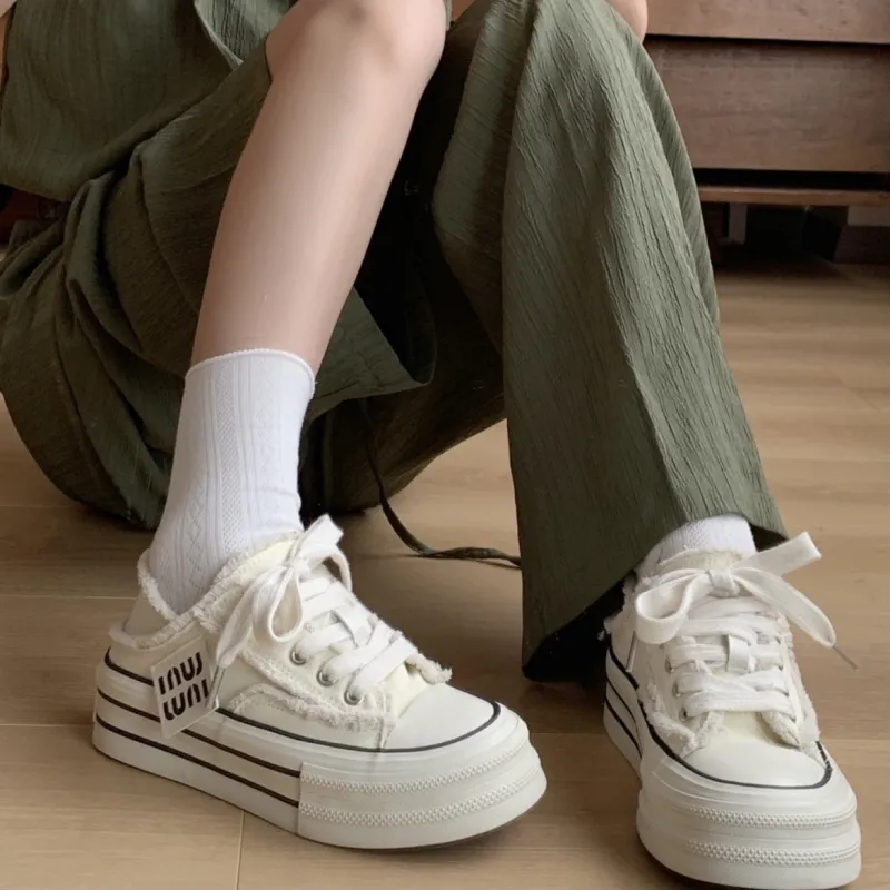 OBWA Slip Resistant, Abrasion Resistant, Breathable, Lightweight Low Top Canvas Shoes Women's-3