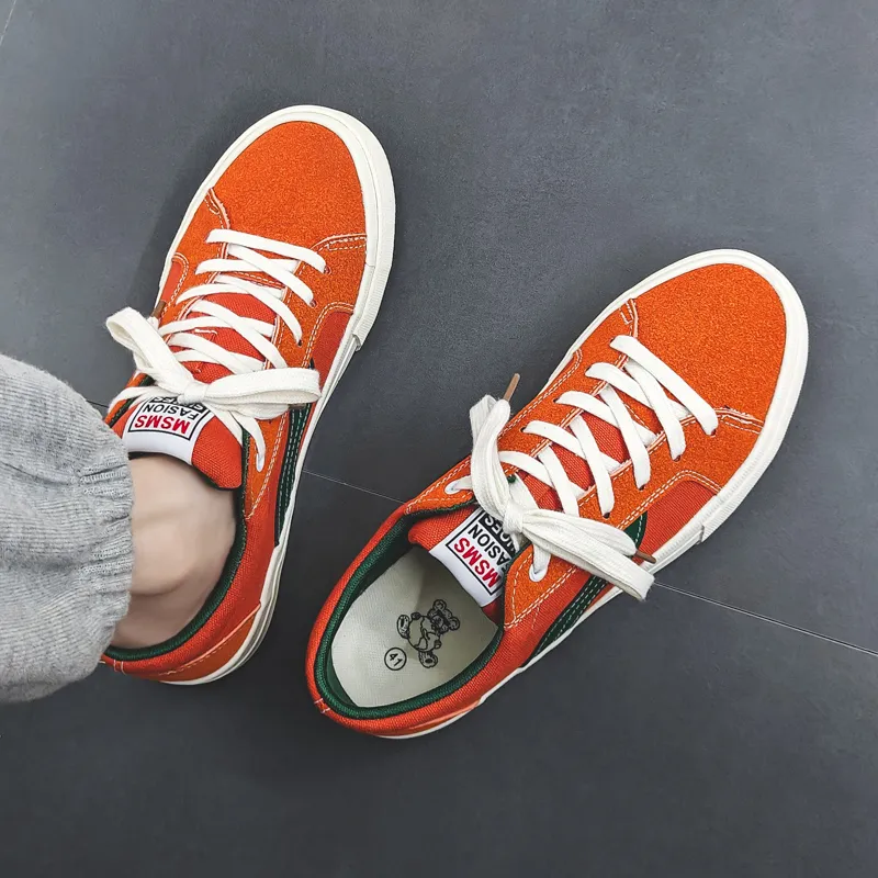 OBWA Slip Resistant, Abrasion Resistant, Lightweight, Height Increasing Low Top Canvas Shoes Unisex-20