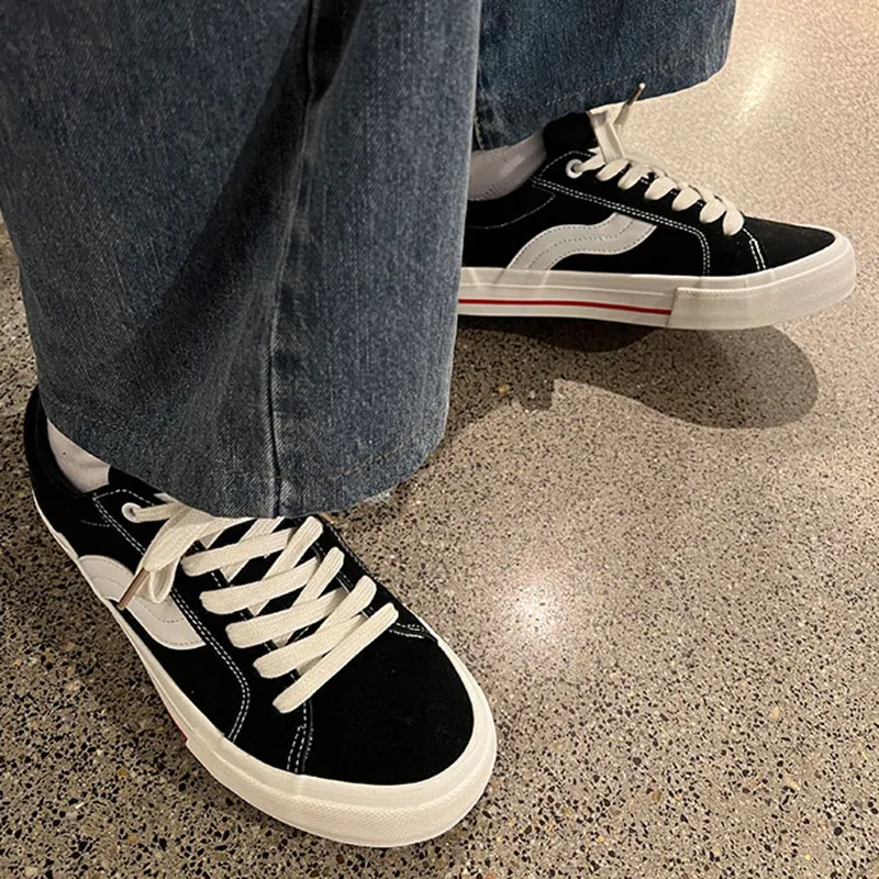 OBWA Slip Resistant, Abrasion Resistant, Lightweight, Height Increasing Low Top Canvas Shoes Unisex-5