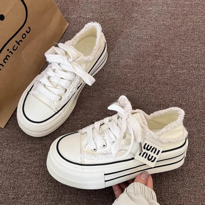 OBWA Slip Resistant, Abrasion Resistant, Breathable, Lightweight Low Top Canvas Shoes Women's-6