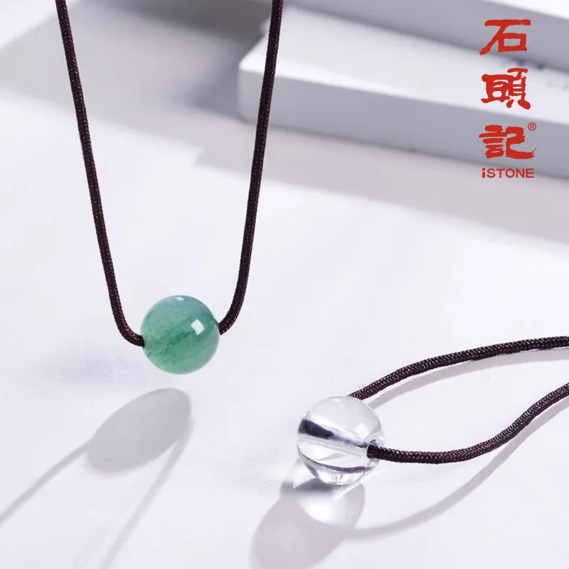 Stone Notes Aventurine Necklaces Unisex-4