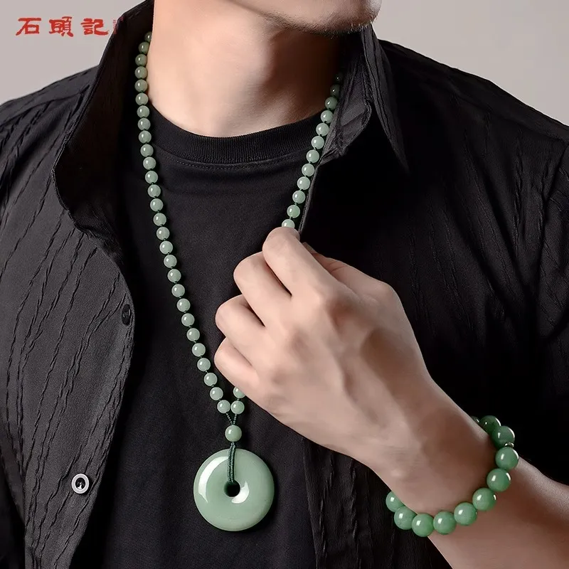 Stone Notes Aventurine Bracelets Unisex-6
