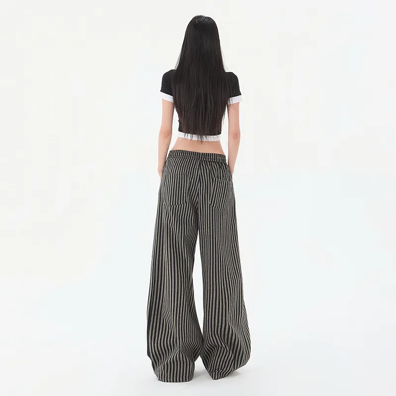 Wen Shan Casual Pants Unisex Black-6