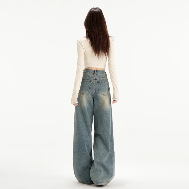 Wen Shan Jeans Women's Nostalgic Blue-5