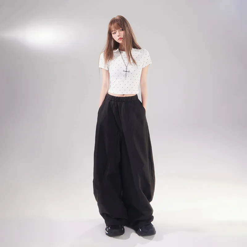 Wen Shan Casual Pants Women's Black-10