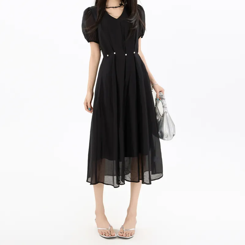 Wen Shan Short Sleeved Dress Women's-4
