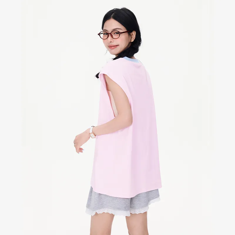 Wen Shan Tank Top Women's Girly Pink-6