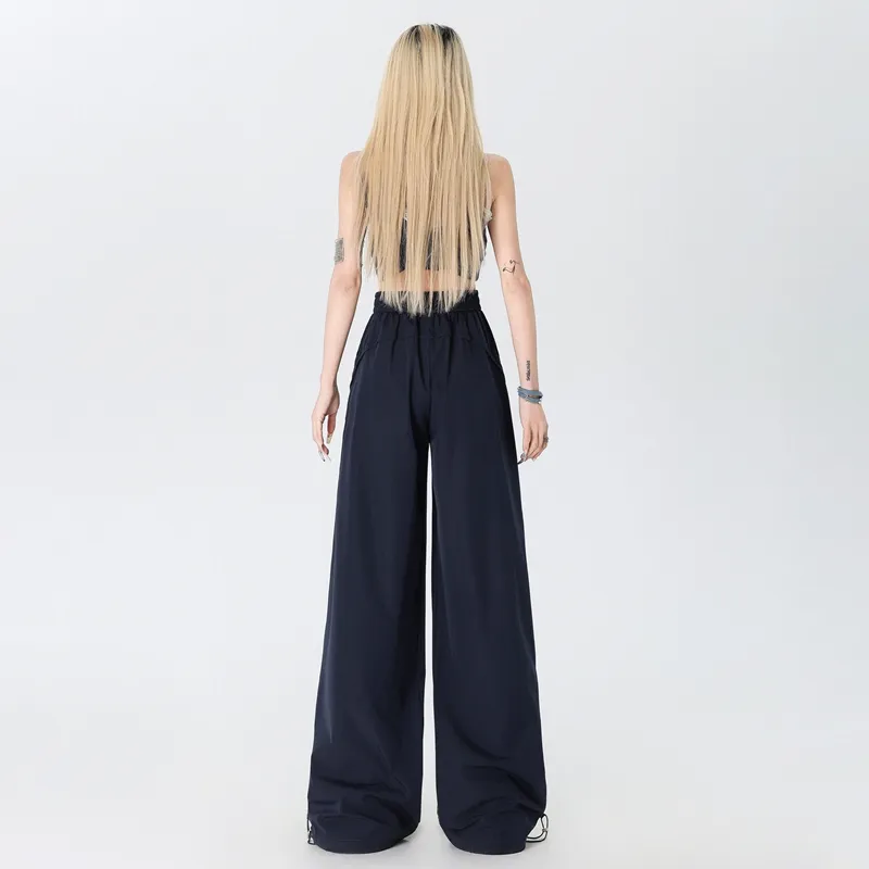 Wen Shan Casual Pants Women's Royal Blue-5