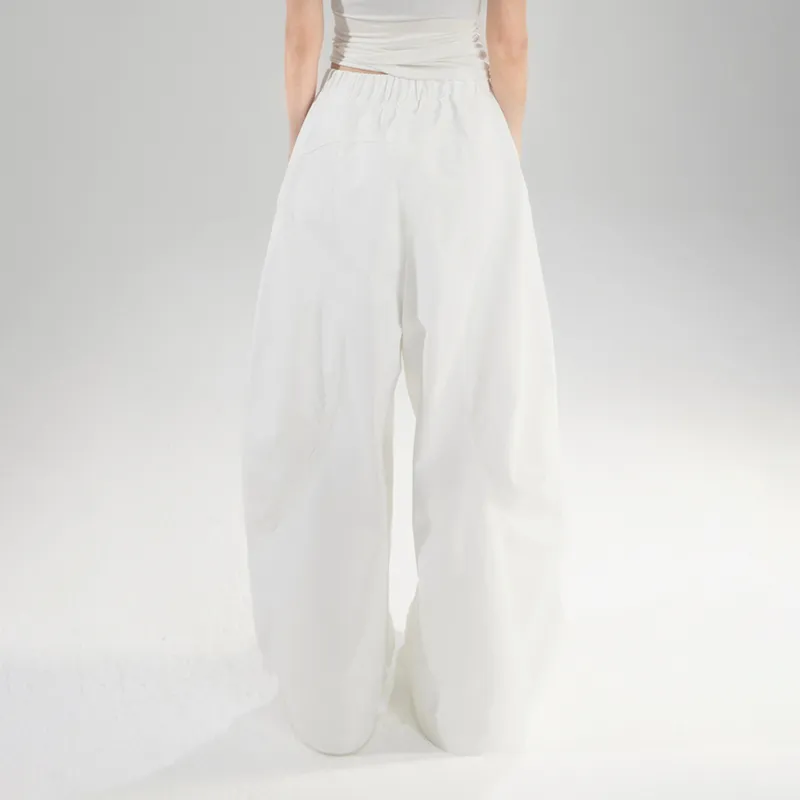 Wen Shan Casual Pants Women's White-11
