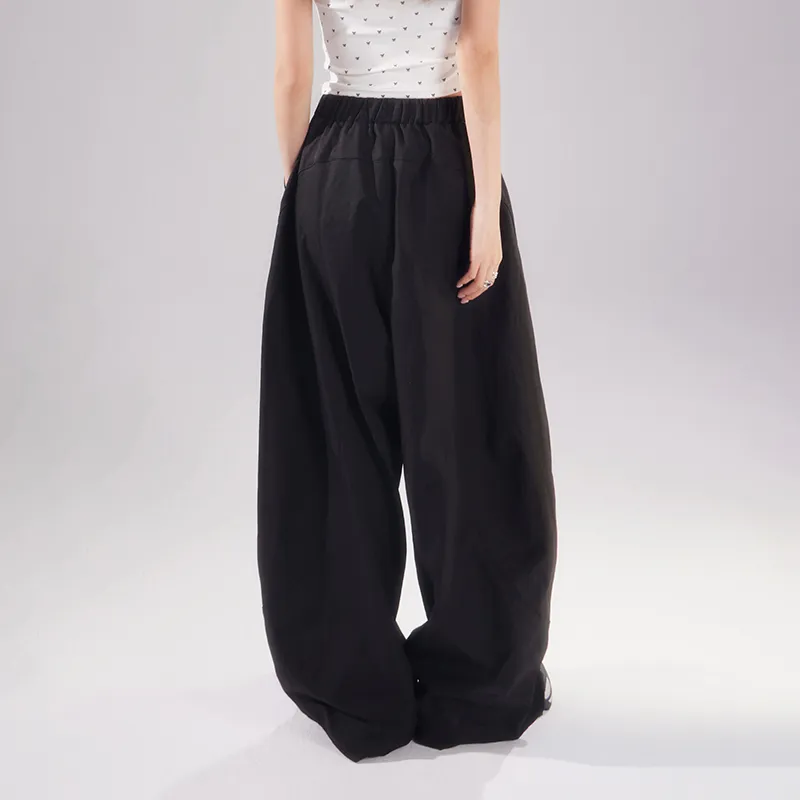 Wen Shan Casual Pants Women's Black-5