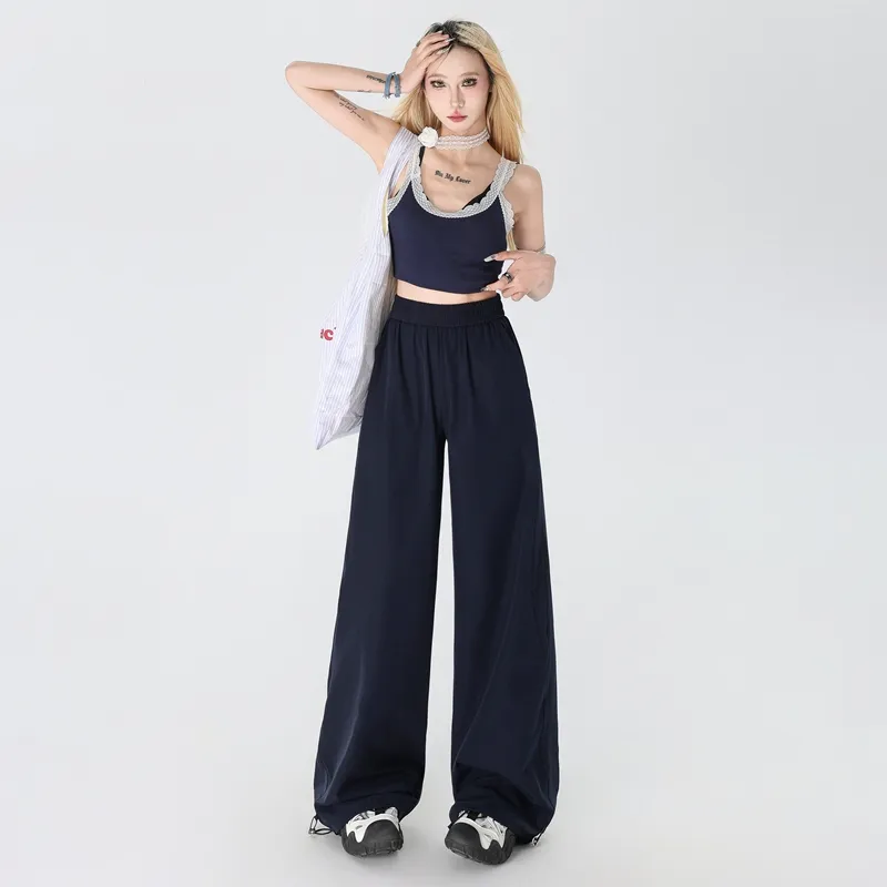 Wen Shan Casual Pants Women's Royal Blue-10