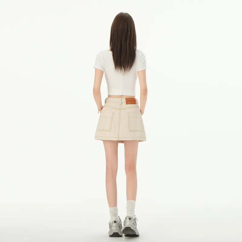 Wen Shan T Shirts Women's Ecru-5