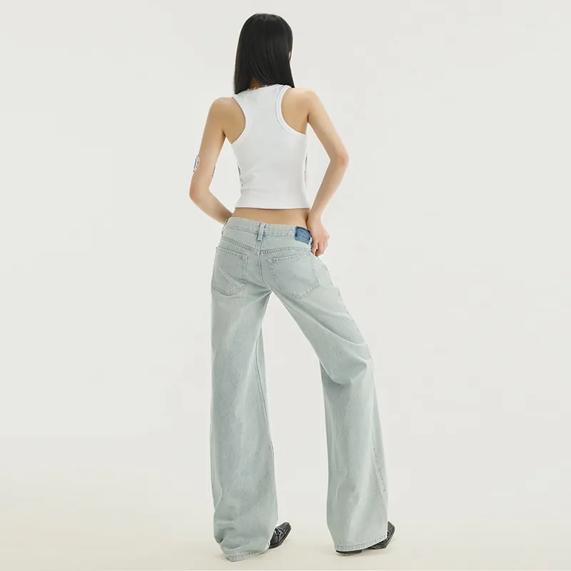 Wen Shan Jeans Women's Light Blue-4
