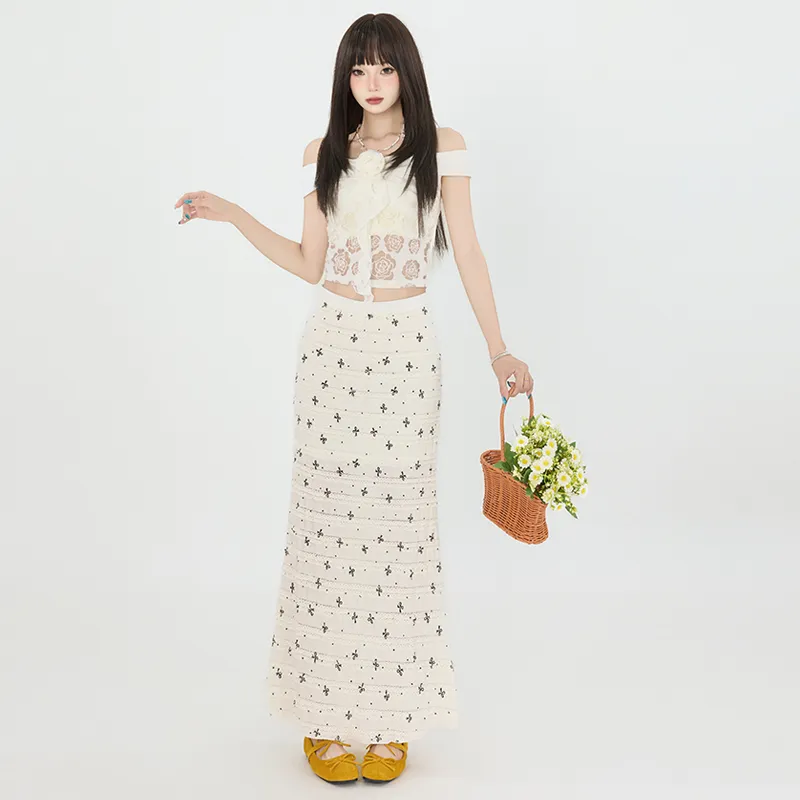 Wen Shan Casual Long Skirt Women's-1