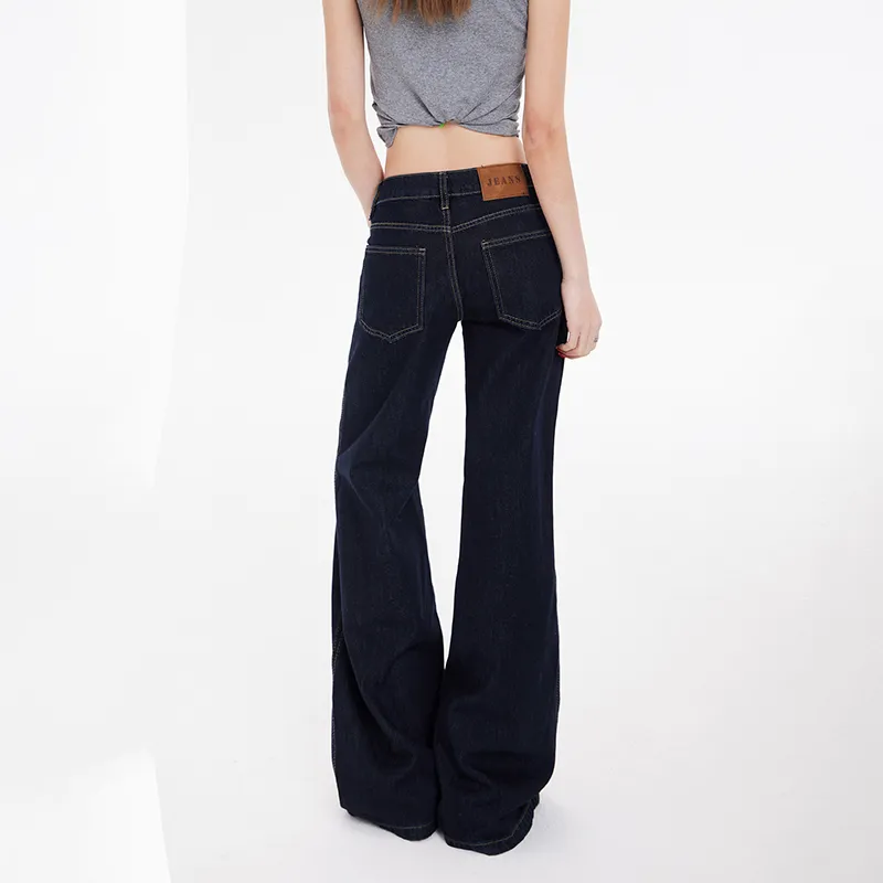 Wen Shan Jeans Women's Dark Blue-3