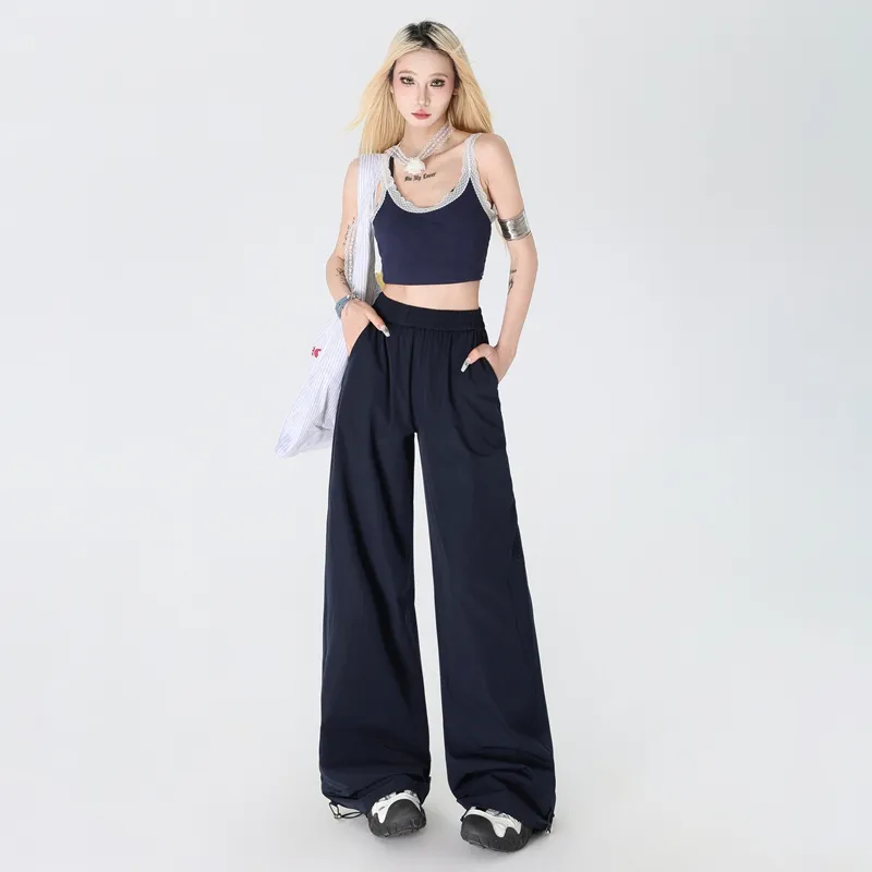 Wen Shan Casual Pants Women's Royal Blue-9