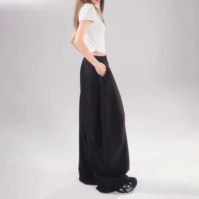 Wen Shan Casual Pants Women's Black-11