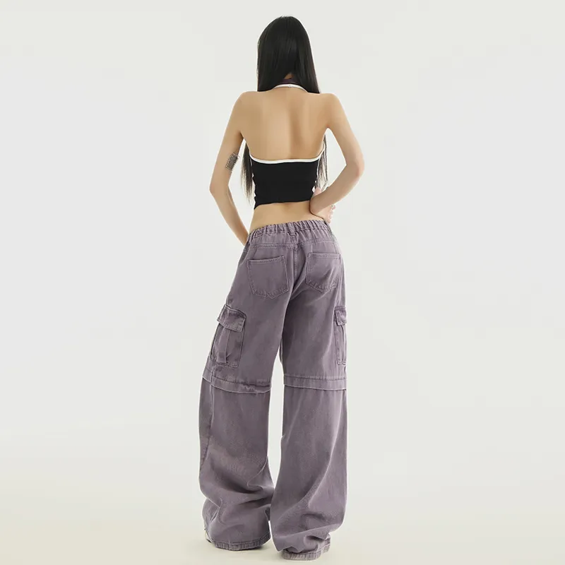 Wen Shan Jeans Women's Sweet Potato Purple-4