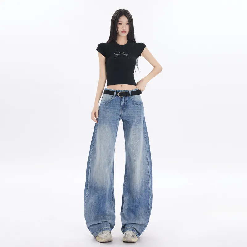 Wen Shan Jeans Women's Sky Blue-2